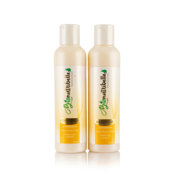 KIT SHAMPOO Y ACONDICIONADOR REGENERADOR CÉLULAS MADRES 500 ML