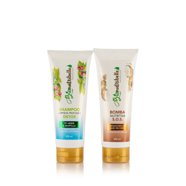 KIT DUO SOS BOMBA NUTRITIVA + SHAMPOO DETOX 220ML